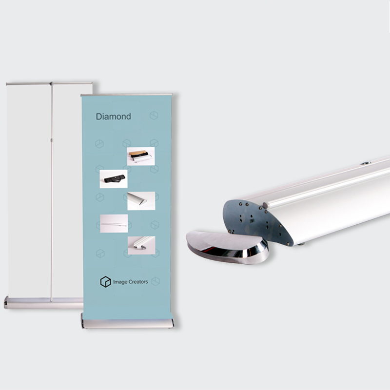 DH-Diamond-85 Prix de vente en gros d'usine Hot Roll Up Banner Stand 